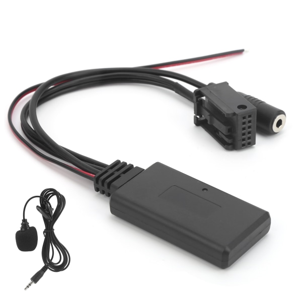Bluetooth 5.0 AUX lydadapter 8-pinners mikrofon håndfrisett Passer for Ford 5000/6000 CD Stereo