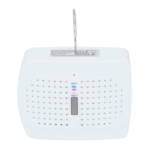 Mini Affugter Genanvendelig Lydløs Bogreol Garderobe Fugtabsorberende Udstyr Hvid EU 100-240V