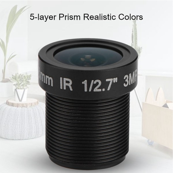 2,8 mm CCTV-kameralinse 3 millioner pixels 1/3' IR CCTV-linse 5-lags prismelinse til netværkskamera