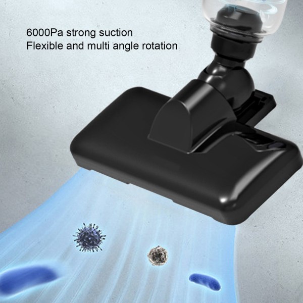 Langaton USB-latauskäyttöinen käsi-imuri - Tehokas 6000Pa imuteho kotiin, toimistoon ja autoon