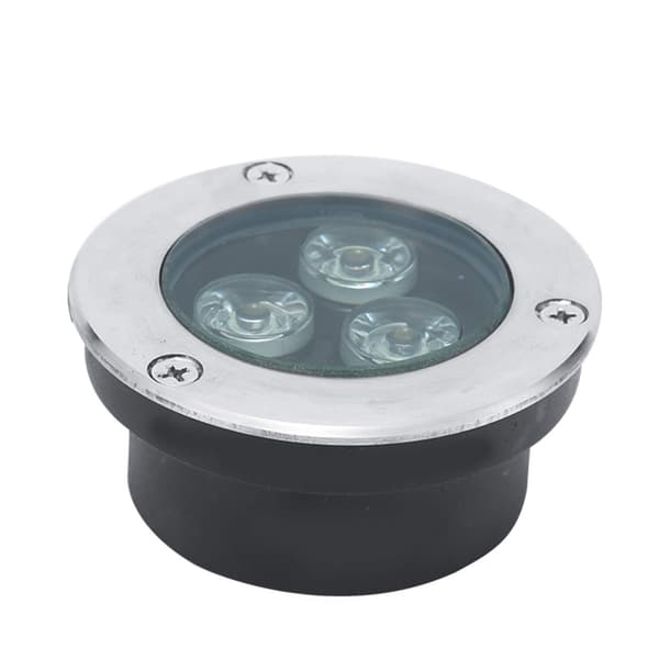 Ultratynn innfelt LED-spotlight, 3W, IP68, 304 SS, blå, 220V