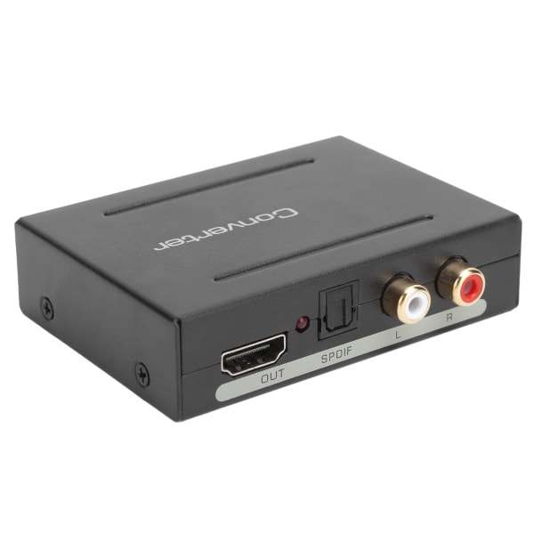 Audio Extractor Converter HighDefinition Multimedia Interface till AUDIO+ SPDIF+ R/L (Svart)