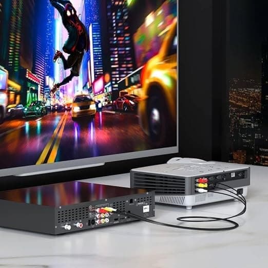 Komposit Audio-Video Anslutningskabel, 3 x RCA, 2m Kabellängd