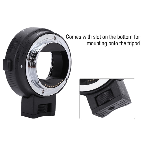 Auto Focus EF-NEX II Mount Adapter för EF/EFS-objektiv till E-mount Kamera