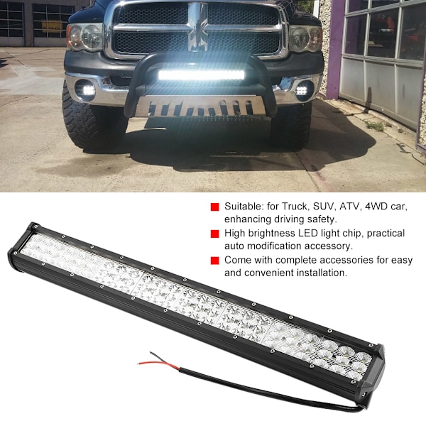 216W 72LED Valopalkki Työvalo SUV ATV 4WD Autoon Autotarvike