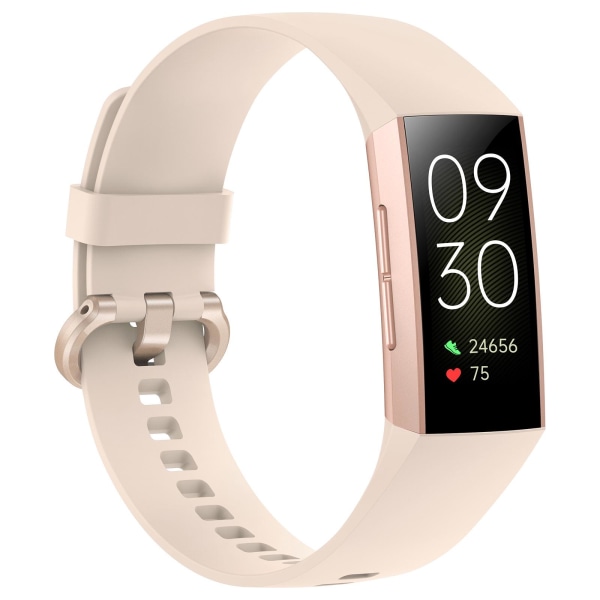 Rosa färg-Damansluten watch, Smartwatch Sport Watch, Sleep, Stoppur, Smart Watch IP67, Touch 25 Modes Stegräknare Kalorier Stoppur Gåvor för