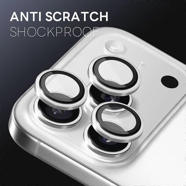 NORTHJO Tempered Glass Camera Lens Protector with Metal Ring for iPhone 17 Pro Max/17 Pro