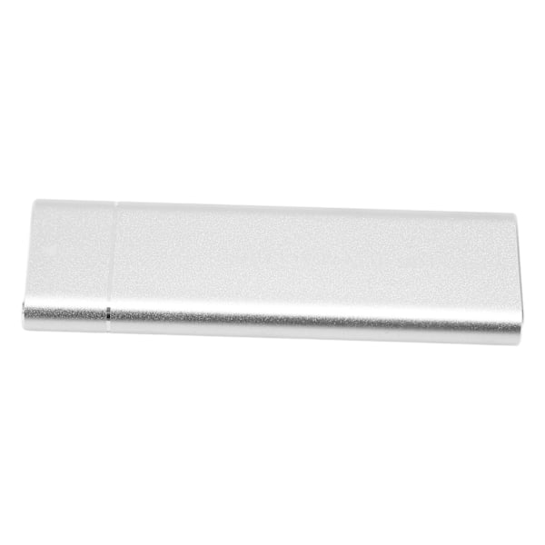 M.2 NVMe SSD-hölje 10 Gbps 2 TB USB 3.1 Typ C UASP-protokoll Typ C SSD-hölje för 2230 2242 2260 2280 SSD Silver Typ A till C-kabel