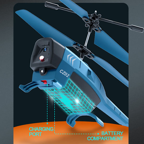 RC Helikopter Anti-kollision Fjernstyret Fly Legetøj RC Propeller Fly Gave til Børn