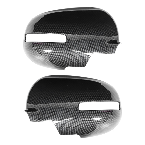 Vänster Höger Cover Kolfiber Dekorativ cap Passar för Mitsubishi Outlander 13-16