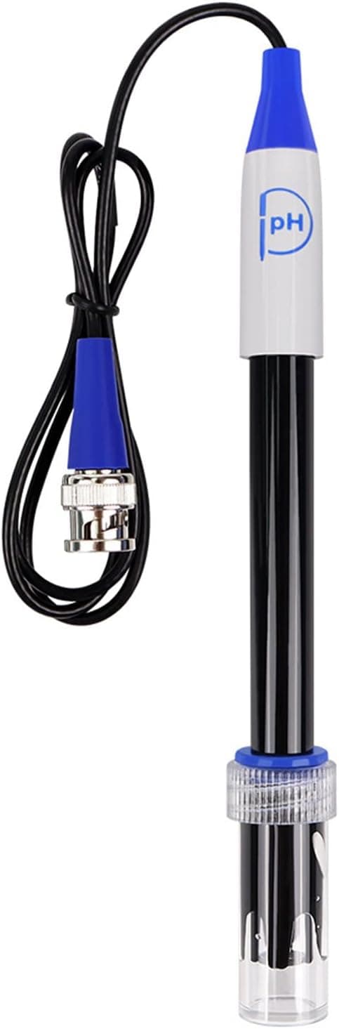 0-14PH Laboratorieelektrode 0-14PH med Plugg Vanntett Probesensor for Vanntesting Akvarium Bassenger