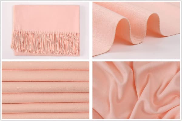 Skjerf til dame Pashmina sjal og omslag til bryllup Skjerf til dame Vinter Pink-2