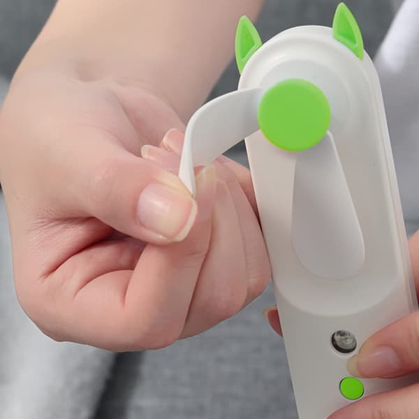 Mini håndholdt spraykøler — Sommerluftfugter & lommekøler — USB-genopladelig vandkølet køler [Grøn] Green