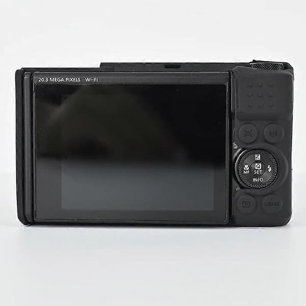 I9I Soft Silicone Protective Case for Canon SX740 SX730 Anti-fall t4y Camera Protector - Black