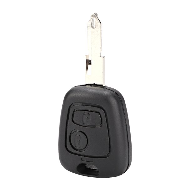 2-knappers nøkkelskall bilnøkkelveske deksel erstatning tilbehør Passer til Peugeot 206 306 307