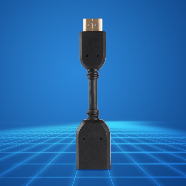 4 stk høyhastighets HDMI 1.4 hann-til-hunn-forlengelses-forlenger-adapterkabel gullbelagt for TV-PC