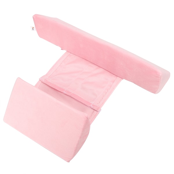 Baby Kudde för Sidosömn, Stylingkudde, Spädbarns Sidosömnpositionerare, Anti-Spottning (Rosa)