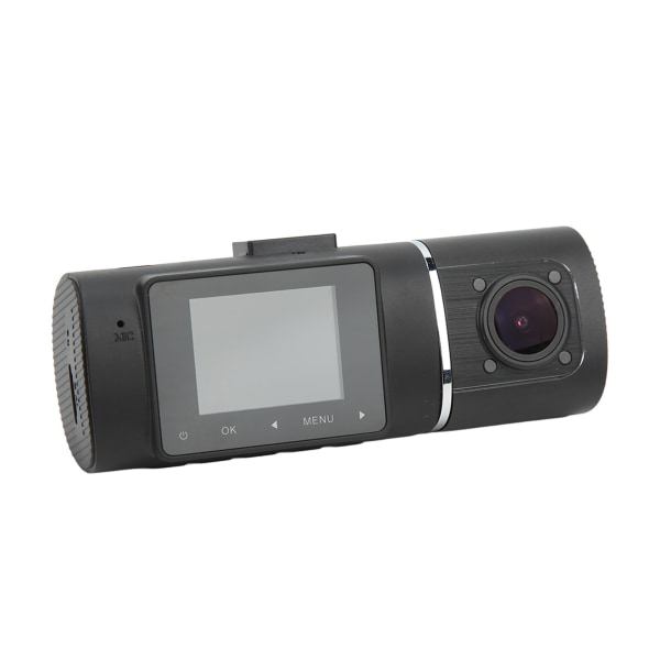 Auton tietojen tallennin Auton kojelautakamera Ajoneuvon kamerasilmukan tallennus kaksoislinssillä ajoturvallisuuden takaamiseksi