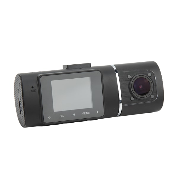 Bil Data Recorder Bil Dash Camera Fordons Cam Loop Recording Dubbel lins för körsäkerhet
