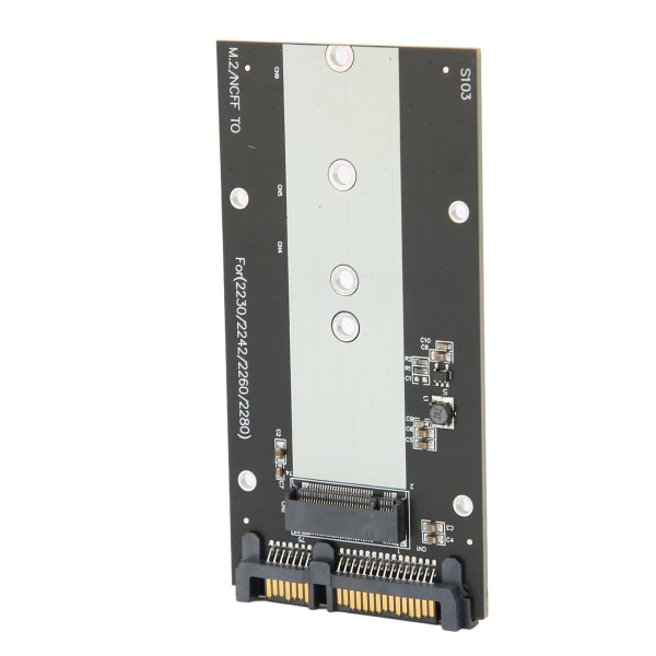 M.2 NGFF til SATA III Konverter Adapter 6000MB/s Hurtig overførsel Mass Storage Interface Harddisk Konverter kort
