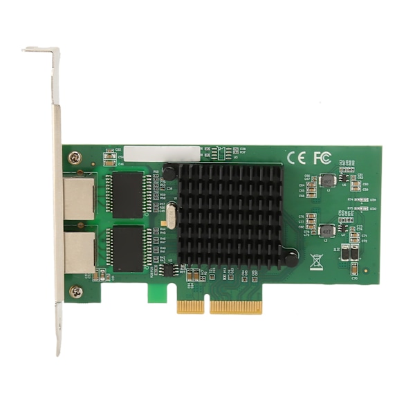 Server Nätverkskort 10 100 1000Mbps RJ45 Port PCI Express X4 Stabilt PCIe Nätverkskort för Dator