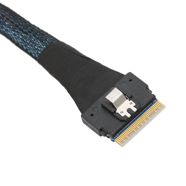 Slim SAS SFF‑8654 8i till SFF‑8654 8i 24Gbps SAS4.0 30AWG Adapterkabel - 0.8m