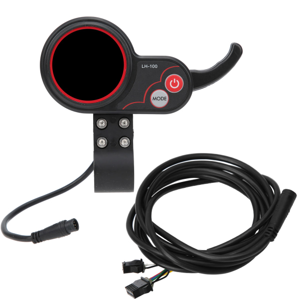 Display Thumb Throttle 2 i 1 hastighetsmätare Manuell kontrollpanel för elcykel skoteravtal 2 48V