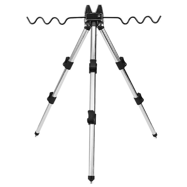 Telescopic Aluminum Fishing Rod Holder Tripod Stand