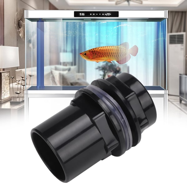 5 stk/sæt PVC akvarium vandrør samling lige rør forbindelse fisketank tilbehør (40 mm)