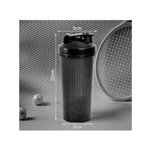 2-pak 700 ml proteinshaker-flasker med blandekugle, lækagesikre sportsshaker-kopper