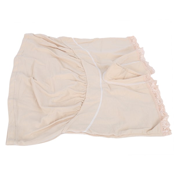 Graviditetsbyxor med hög midja, mjuka, elastiska, justerbara boyshorts, hudfärg, XL