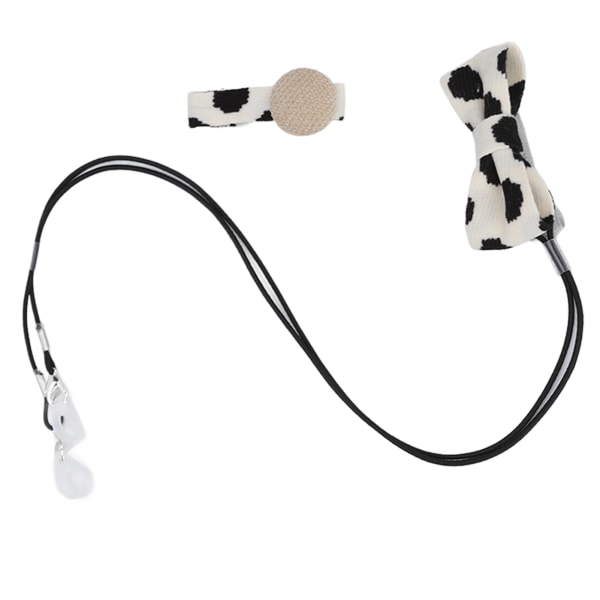 Høreapparatclip Anti Lost Smukt komønsterdesign Høreapparatsnor med hårnål til binaurale høreapparater