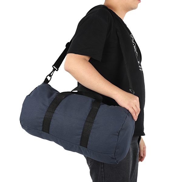 KS3 Canvas Slitesterk Marineblå Bærbar Reiseveske Fitness Unisex Enkel Skulderveske Sportspakke