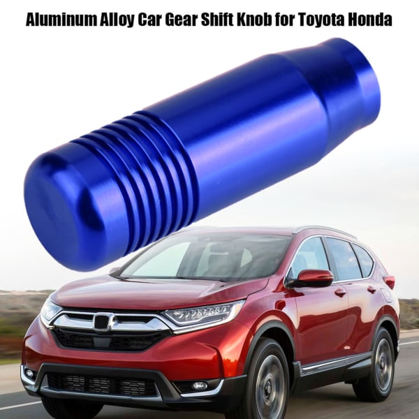 Aluminiumslegering bil manuel gearskifteknap Håndtag Skifterhoved 8,5 cm til Honda Blue