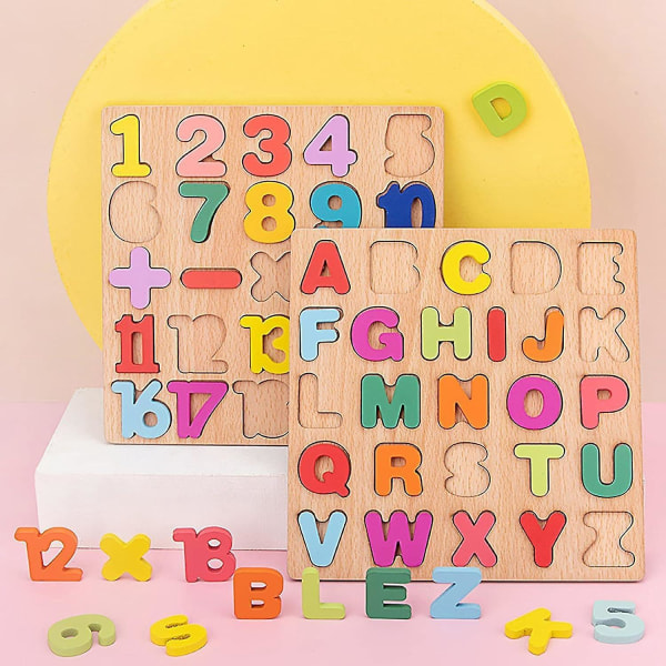 Pedagogiskt set - grafik med alfabetsnummer (3 st)