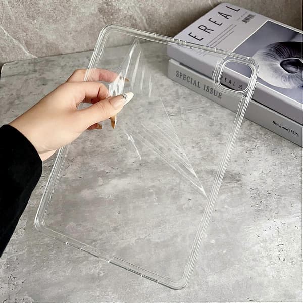 Clear Acrylic Case for iPad Pro 11 (2024) Shockproof Slim Tablet Protection