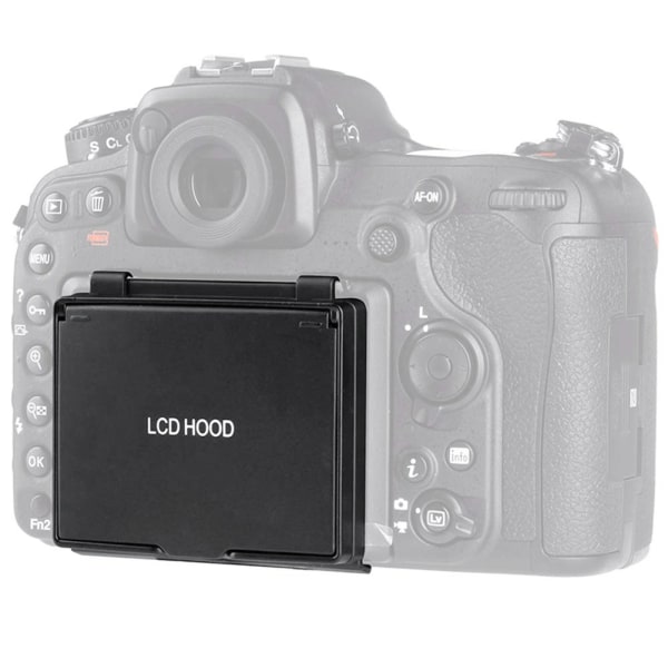 LCD-skærmbeskytter Pop-up kamera Solskærm Visir Solskærm Hood Cover til Nikon D500