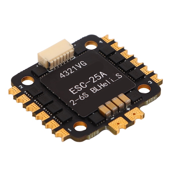 HAKRC 25A RC Quadcopter Hastighetsregulator PCB 4 i 1 Drone ESC for FPV Flymaskin Svart