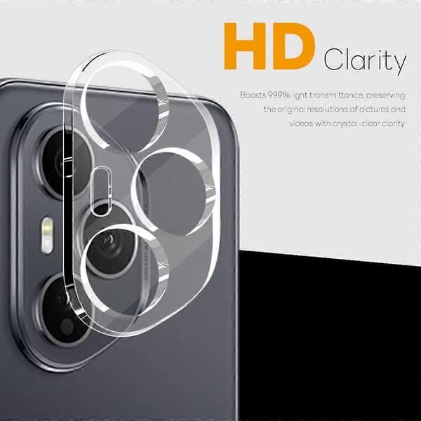 NORTHJO Camera Lens Protector for Honor 400 Pro 5G (Global) Tempered Glass HD Clear 3D Full Coverage