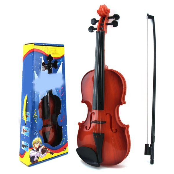 Simulering fiol musikalisk leksak båge nybörjare barn instrument praxis födelsedagspresent för pojkar flickor
