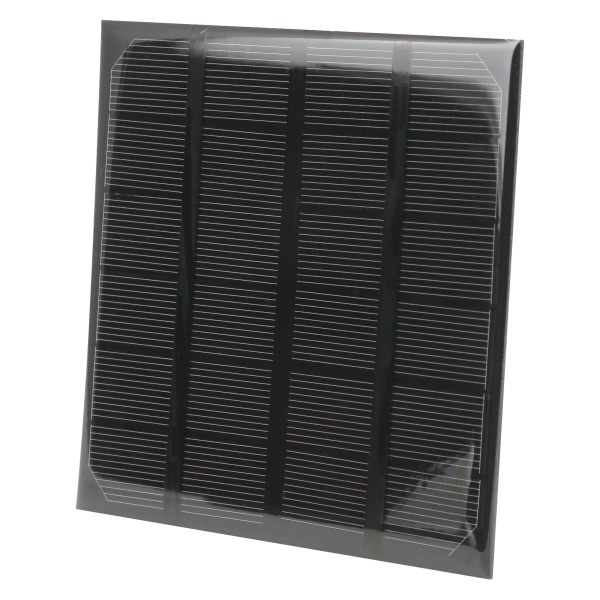 2W 6V Mini Monocrystalline Silicon Solpanel Modulceller Utomhuscamping batteriladdare