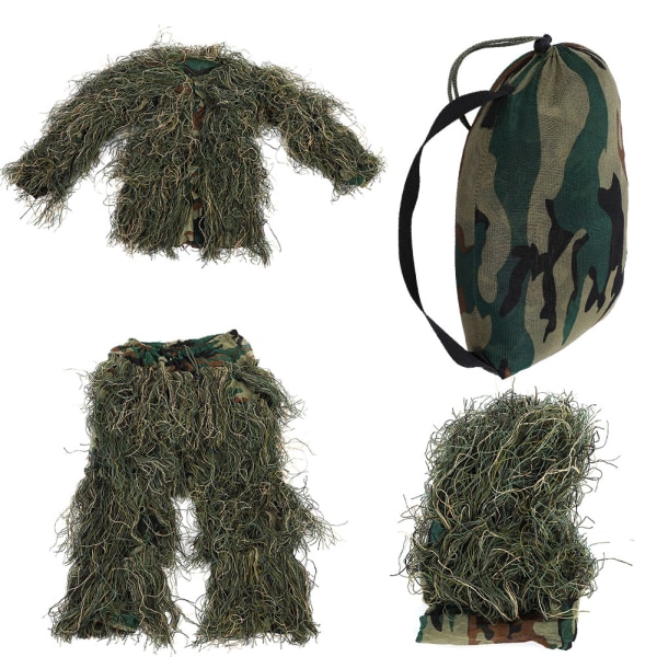 Børn Baby Pige Jungle Suit Camouflage Jagt Uniform Army Combat Tøj