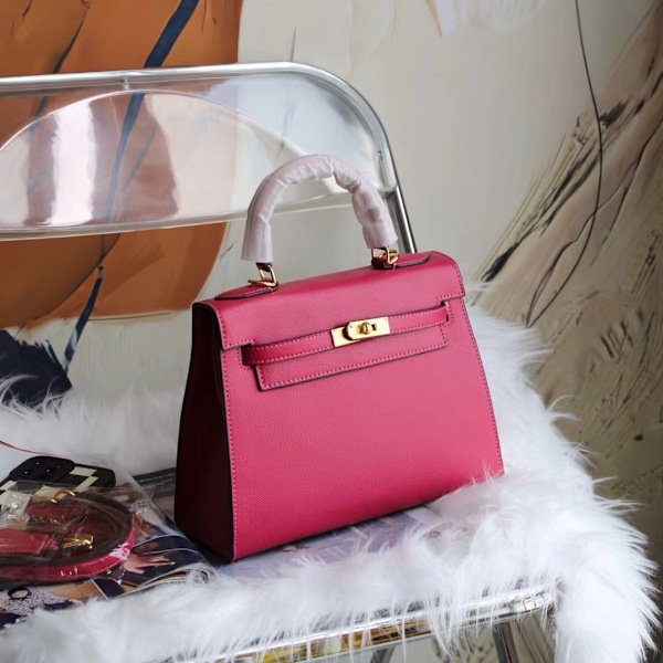 Håndlavet Rose Rød Crossbody Taske til Kvinder Kompakt Størrelse 22x7x16 Rose red Small size: 22*7*16