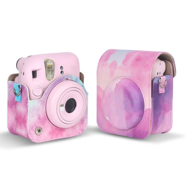 Pieni pikakameran suojalaukku - Säädettävä olkahihna - Fujifilm Instax Mini 12