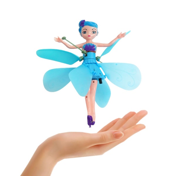 Flying Fairy Doll Induction Control RC Aircraft Kids Legetøj Balletpige Flying Princess Toy