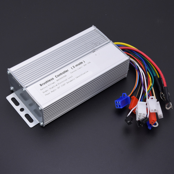 48V 60V 64V 1000W‑1500W Elektrisk Sykkel Børsteløs Hastighets Motor Kontroller for Elektrisk Sparkesykkel
