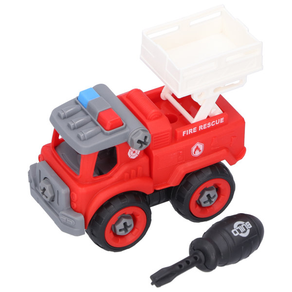 DIY Lift Truck Model Ta fra hverandre Leketøy Mutter Montering Bygg Bygg Kjøretøy LekeLift Truck Leketøy