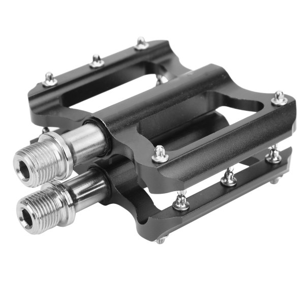 ZTTO landsvägscykel Ultralätt platt pedal aluminiumlegering Halkfri cykelpedalcykeltillbehör (svart)