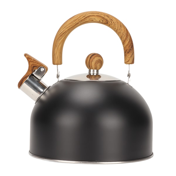 2.5L Stainless Steel Kettle Rustproof Prevent Scalding Whistling Teapot Tea Kettle with Ergonomic Handle for Home