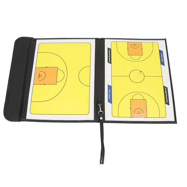 Basketbollsträningstavla Vikbar Magnetisk Strategimarkeringstavla med Penna och Brickor